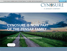 Tablet Screenshot of cynosureinc.com